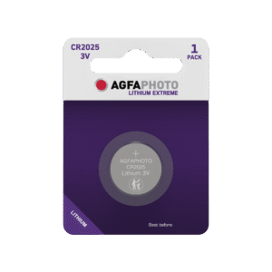 AgfaPhoto liitium nööppatareid CR2025-3V-1tk