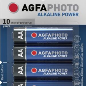 Patareid Agfaphoto Alkaline AA/LR6-1,5V-4tk pakendis